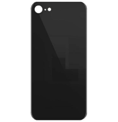 IPhone SE 2022 后盖玻璃 (大孔) 黑 A2275 A2298 A2296