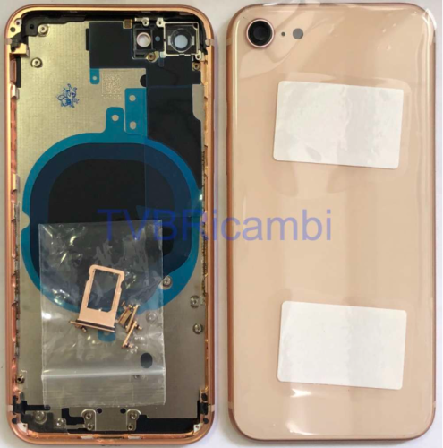 IPhone 8G 后壳总成空 金