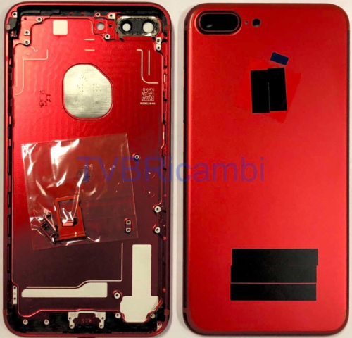 IPhone 7Plus Cover Posteriore Completo Senza Ricambi Rosso