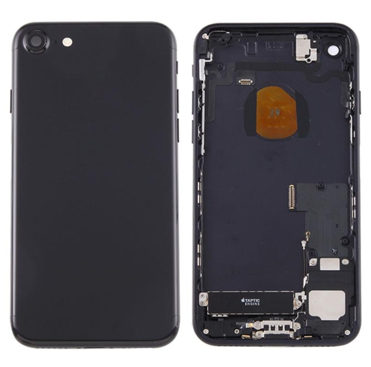 IPhone 7G Cover Posteriore Completo Con Ricambi Nero Lucido