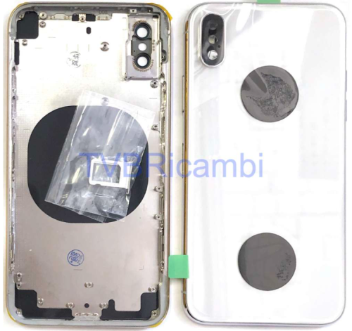 IPhone X Cover Posteriore Completo Senza Ricambi Bianco