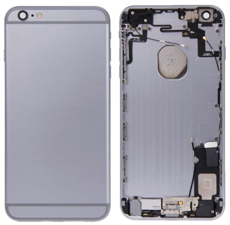 IPhone 6S Plus Cover Posteriore Completo Con Ricambi Nero