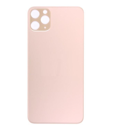 IPhone 11Pro Max Cover Posteriore Di Vetro (Buco Grande) Oro
