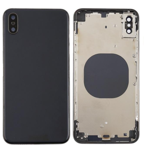 IPhone XS Max Cover Posteriore Completo Senza Ricambi Nero
