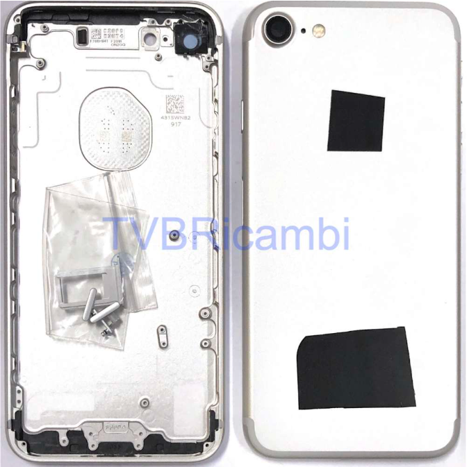 IPhone 7G Cover Posteriore Completo Senza Ricambi Bianco