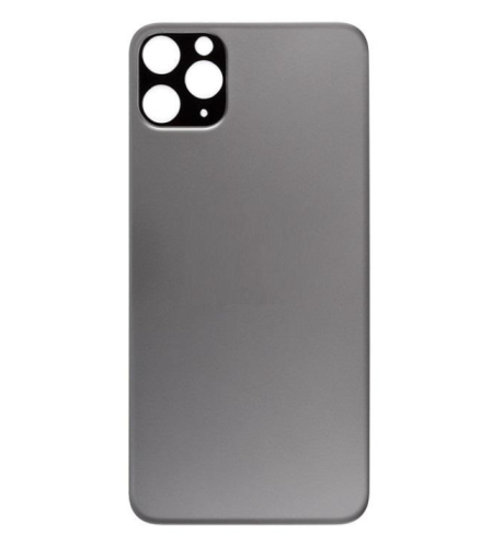 IPhone 11Pro Max Cover Posteriore Di Vetro (Buco Grande) Nero