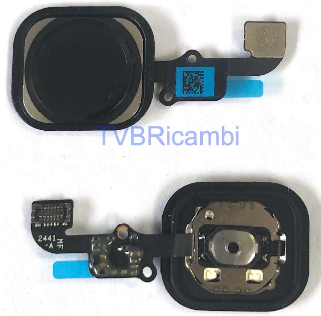 IPhone 6G IPhone 6Plus Flex di Tasto Home Nero