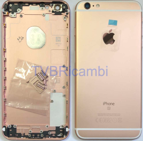 IPhone 6S Plus 后壳总成空 粉红