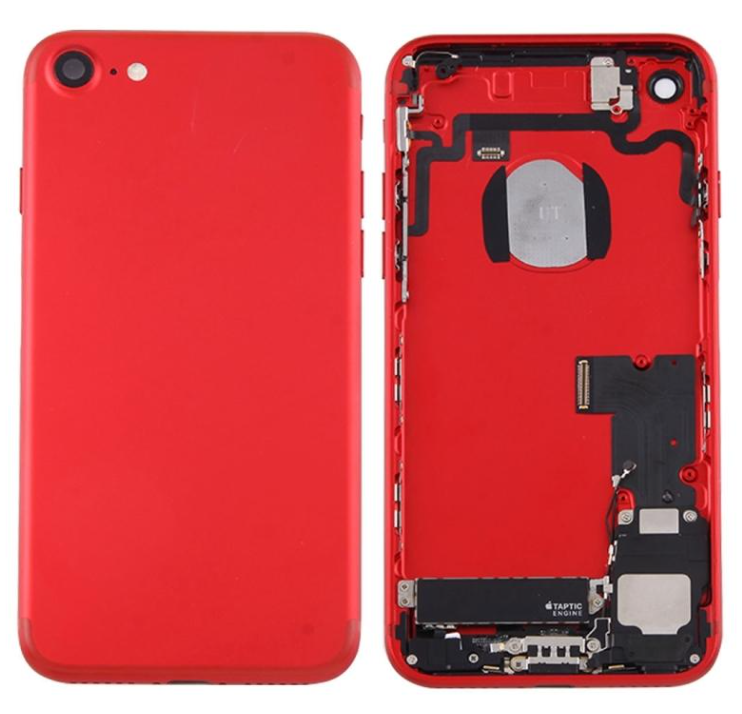 IPhone 7G Cover Posteriore Completo Con Ricambi Rosso