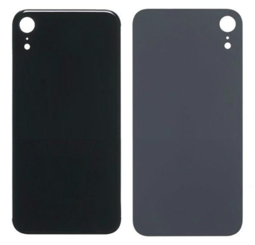 IPhone XR 后盖玻璃 (大孔) 黑