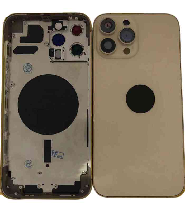 IPhone 13Pro Max Cover Posteriore Completo Senza Ricambi Oro
