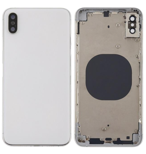 IPhone XS Max Cover Posteriore Completo Senza Ricambi Bianco