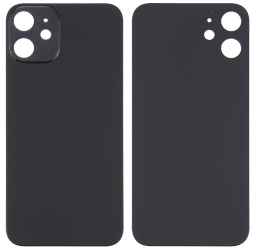 IPhone 12Mini 后盖玻璃 (大孔) 黑