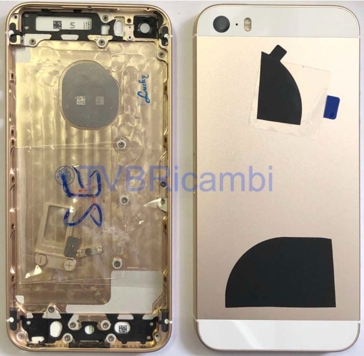 IPhone 5SE 后壳总成空 金 A1723 A1662