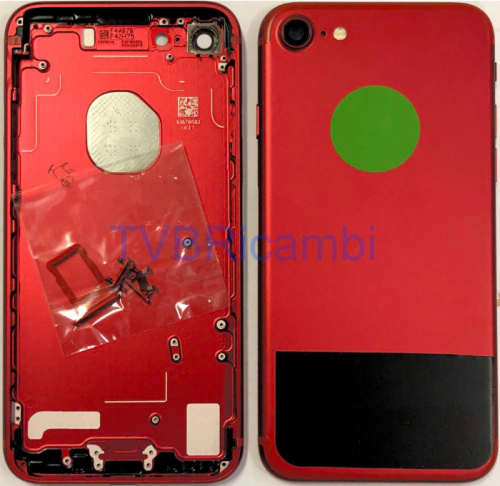 IPhone 7G 后壳总成空 红