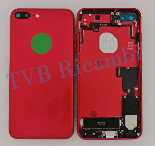 IPhone 7Plus Cover Posteriore Completo Con Ricambi Rosso
