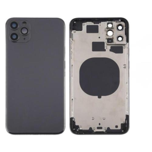 IPhone 11Pro Max Cover Posteriore Completo Senza Ricambi Nero