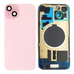IPhone 15 后盖带支架磁铁镜片 粉红