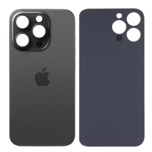 IPhone 15Pro Max 后盖玻璃 (大孔) 黑