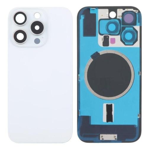 IPhone 16Pro 后盖带支架磁铁镜片 白