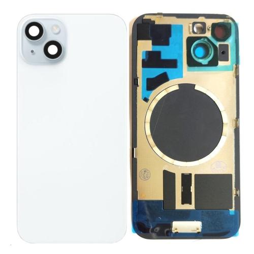 IPhone 15 后盖带支架磁铁镜片 蓝白