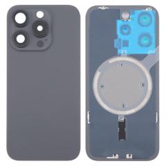 IPhone 16Pro Max 后盖带支架磁铁镜片 黑