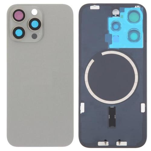 IPhone 16Pro Max 后盖带支架磁铁镜片 银灰/原色