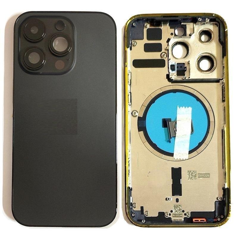 IPhone 14Pro Cover Posteriore Completo Senza Ricambi Nero