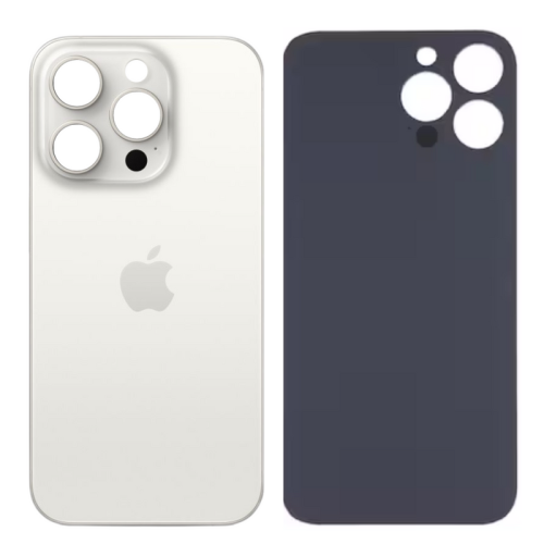 IPhone 15Pro Max 后盖玻璃 (大孔) 白