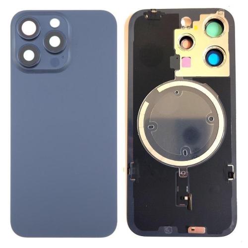 IPhone 15Pro 后盖带支架磁铁镜片 蓝