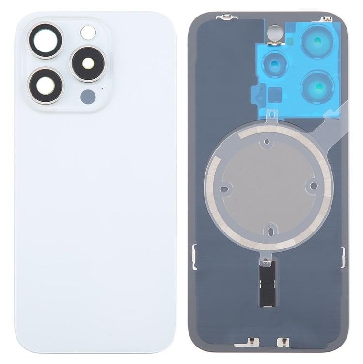IPhone 16Pro Max 后盖带支架磁铁镜片 白