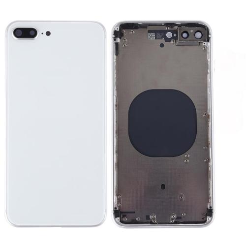 IPhone 8Plus Cover Posteriore Completo Senza Ricambi Bianco