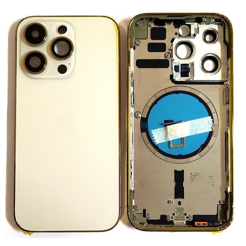 IPhone 14Pro Cover Posteriore Completo Senza Ricambi Oro