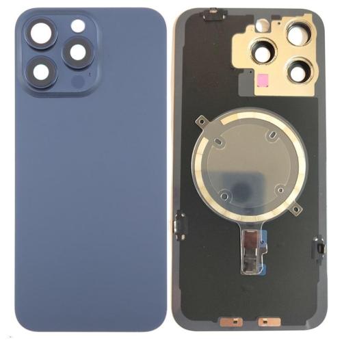 IPhone 15Pro Max 后盖带支架磁铁镜片 蓝
