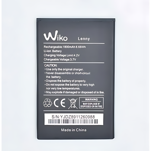 Batteria 2600 Wiko Lenny 3 Lenny 1 Lenny 2 Jerry Sunny 3 Sunny 2Plus