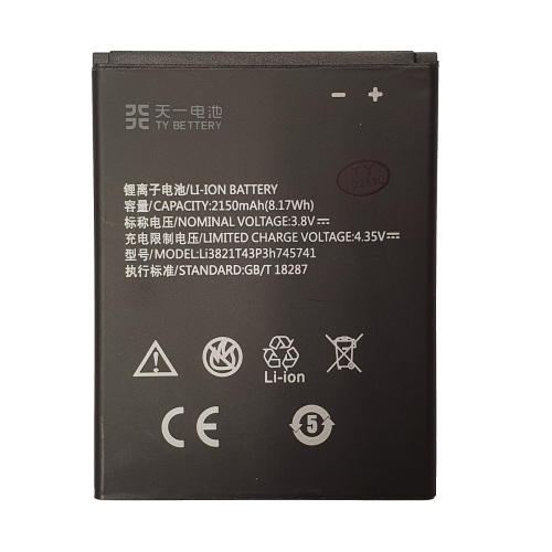 ZTE Blade L5 ZTE Blade L5 Plus Batteria Li3821T43P3h745741
