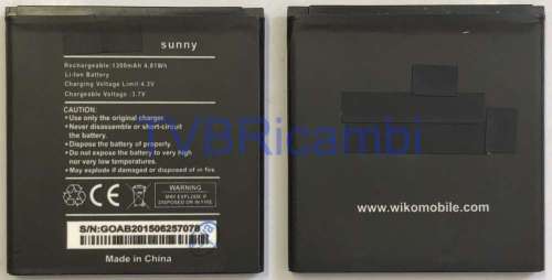 Batteria (2510) (2502) (4050) Wiko Sunny Sunset Sunset 2 Goa