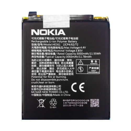 Batteria HE361 Nokia 5.1Plus Nokia 6.1Plus Nokia 7.1