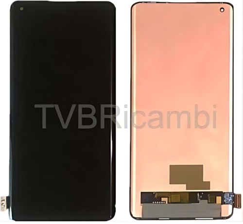 One Plus 8 Oppo Reno 3Pro 5G Oppo Reno 4Pro 5G Oppo Find X2Neo Display ORIGINALE Cambiato Vetro Senza Frame Nero N2013 IN2017 CPH2009 PDNM00 PDNT00 CPH2089