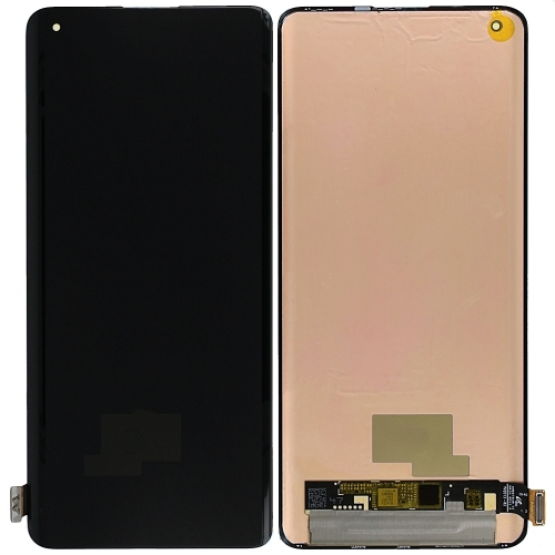 One Plus 8Pro Oppo Find X2Pro Oppo Find X2 Display ORIGINALE Cambiato Vetro Nero IN2020 IN2021 IN2023 IN2025 CPH2025 CPH2023
