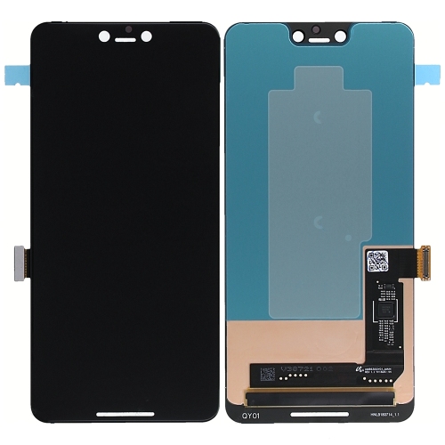 Google Pixel 3XL Display ORIGINALE Cambiato Vetro + Cornice Nero G020B
