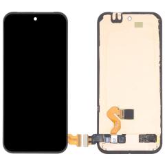 Google Pixel 9Pro GR83Y GEC77 GWVK6 Display ORIGINALE + Frame + Touch ID Nero