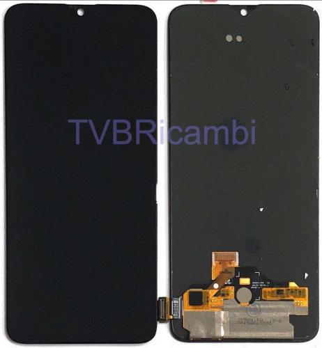 One Plus 6T Display ORIGINALE Cambiato Vetro Senza Frame Nero A6010 A6013