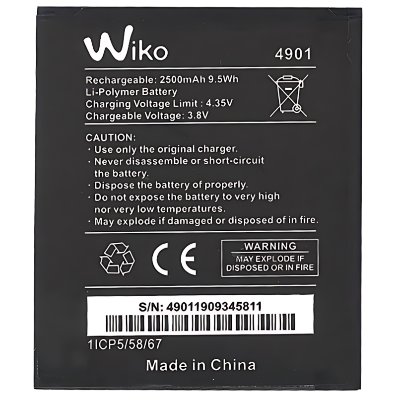 Wiko Tommy 2 Tommy Batteria 4901