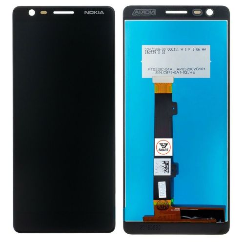 Nokia 3.1 Display ORIGINALE Senza Frame Nero TA1049 TA1057 TA1063 TA1070 TA1074