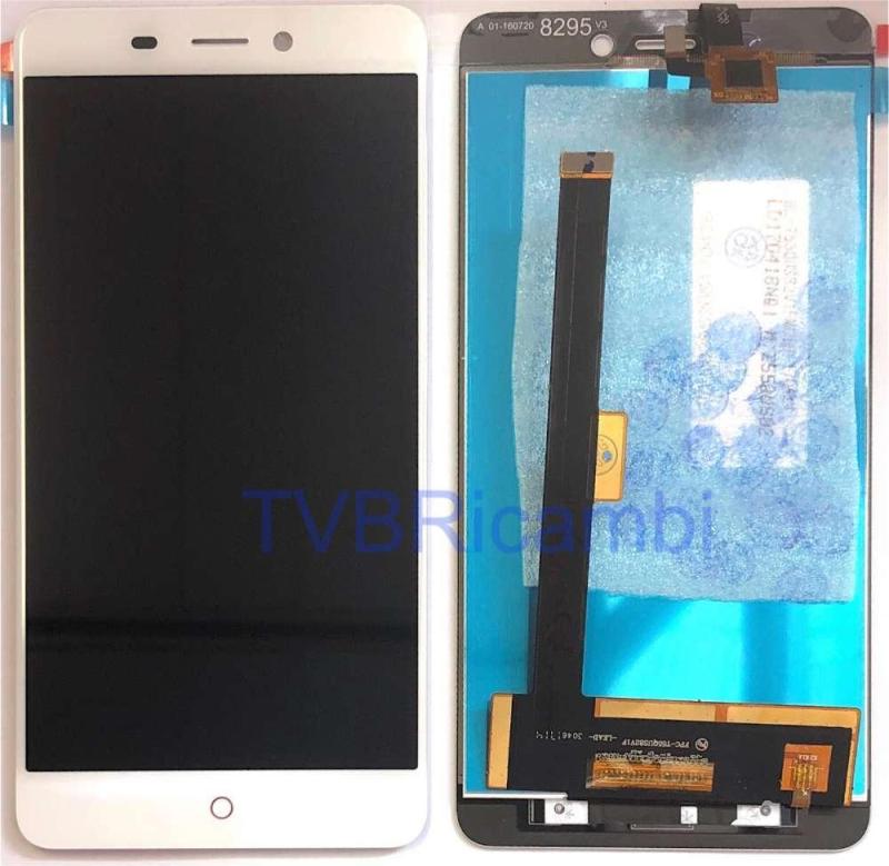 ZTE Nubia N1 Display RIGENERATO Senza Frame Bianco NX541J