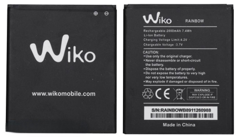 Wiko Rainbow 3G Rainbow 4G 电池