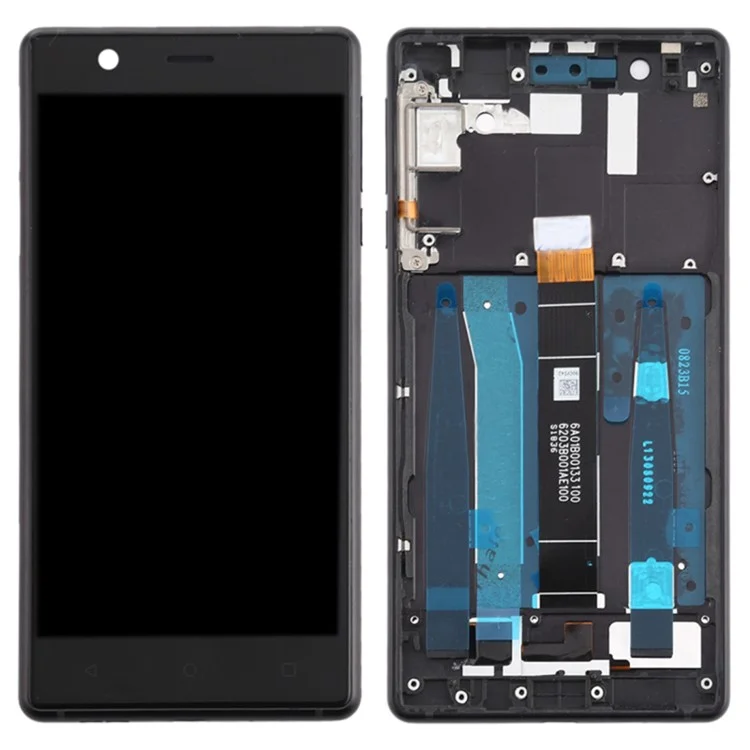 Nokia 3 Display ORIGINALE + Frame Nero TA1020 TA1032