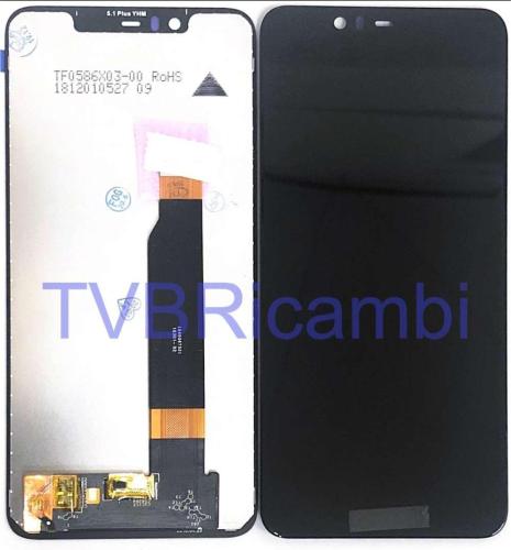 Nokia 5.1Plus Display RIGENERATO Senza Frame Nero TA1120 TA1105 TA1102