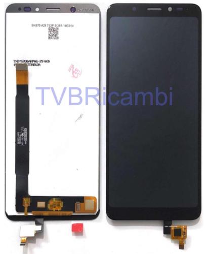Wiko View Display ORIGINALE Senza Frame Nero